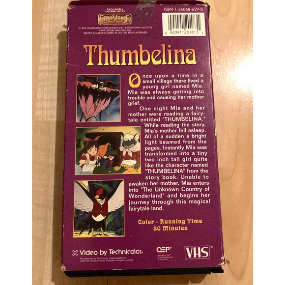 LOT OF FOUR VHS Kids Animated Movies - Picture 10 of 10